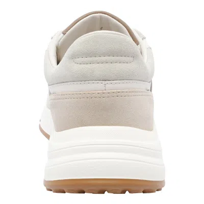 Hogan Lightweight Sneakers With Cushioned Collar And Suede Panels In Neutral