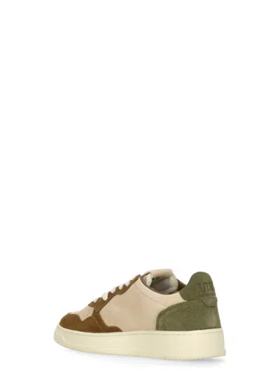 Autry Suede Leather Low Top Sneakers In Multi