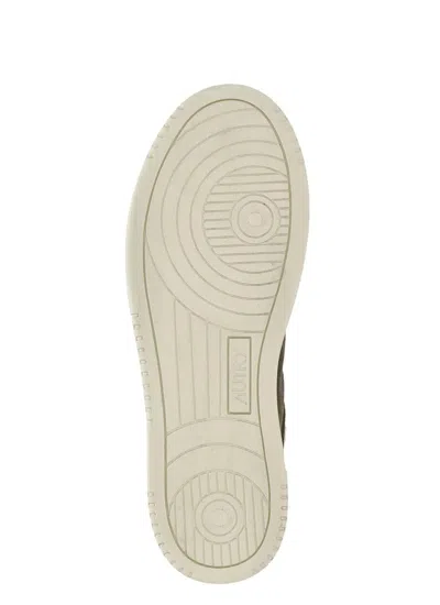 Autry Low-top Suede Sneakers With Rubber Sole And Lace-up Closure