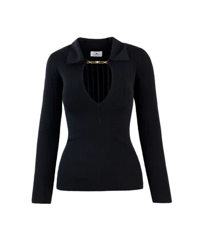 Elisabetta Franchi Lyocell Blend Sweater