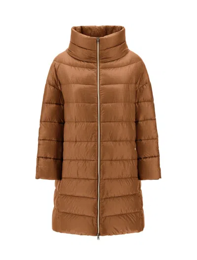 Herno Matilde Down Jacket In Brown