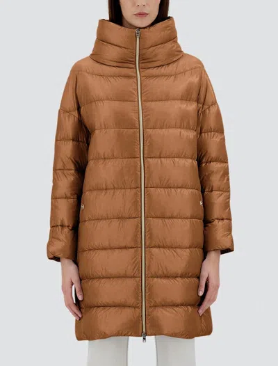 Herno Matilde Down Jacket In Brown