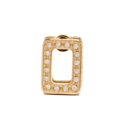 Marni Gold  White Earrings