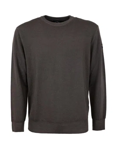 Paul & Shark Crewneck In Extrafine Merino Wool