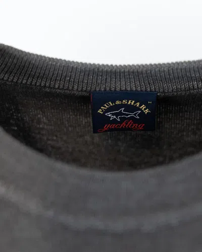 Paul & Shark Crewneck In Extrafine Merino Wool