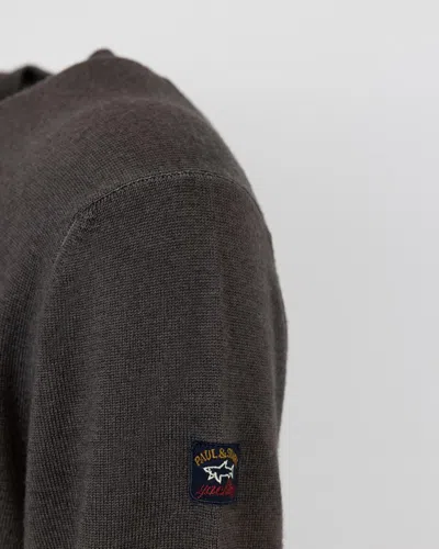 Paul & Shark Crewneck In Extrafine Merino Wool