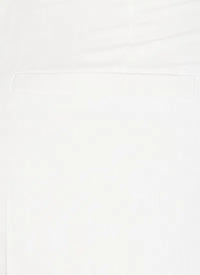 Brunello Cucinelli Viscose And Line Trousers In White