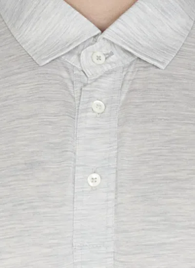 Brunello Cucinelli Silk And Cotton Three-button Polo Shirt In White