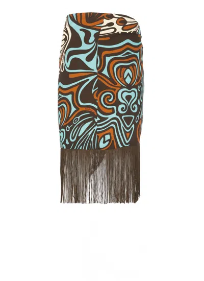 Miss Bikini Pareo With Fringes