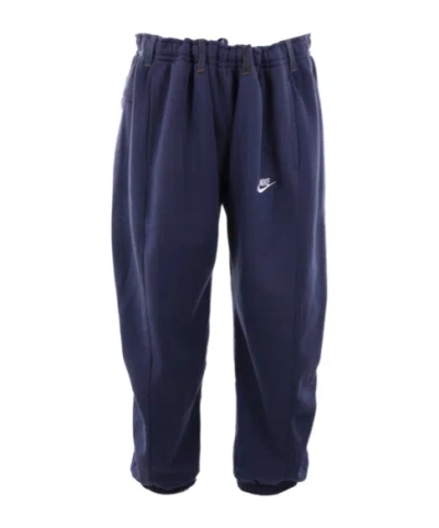 Bless Stitched Casual Pants In Blue