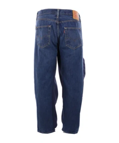 Bless Stitched Casual Pants In Blue