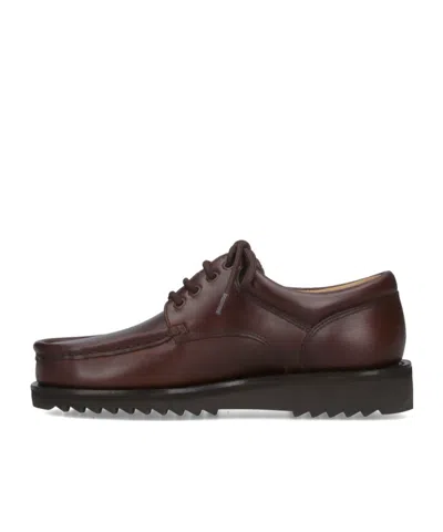 Paraboot Avignon Leather Round Toe Lace-up Shoes