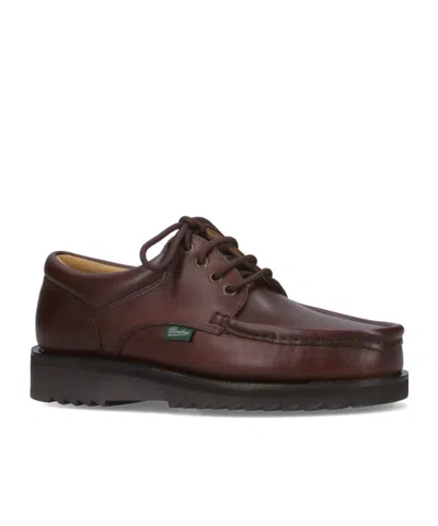 Paraboot Avignon Leather Round Toe Lace-up Shoes