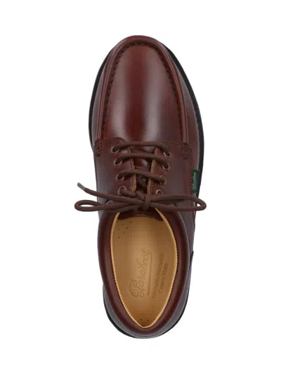 Paraboot Avignon Leather Round Toe Lace-up Shoes