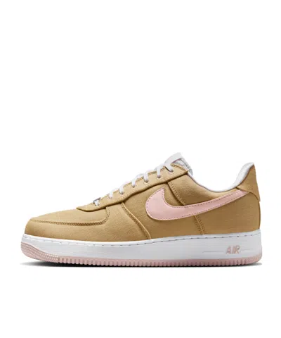 Nike Low-top Rubber Sole Sneakers With Contrast Stitching In Brown