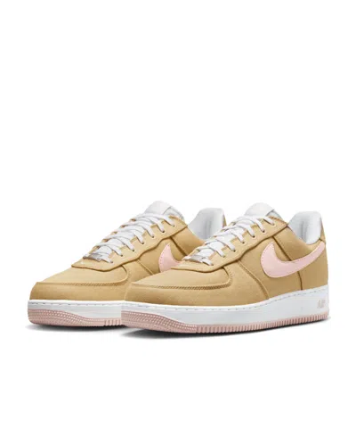Nike Low-top Rubber Sole Sneakers With Contrast Stitching In Brown