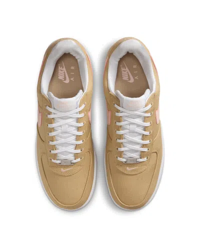 Nike Low-top Rubber Sole Sneakers With Contrast Stitching In Brown