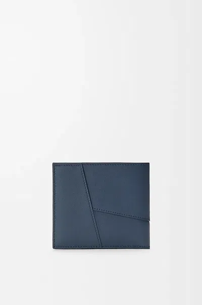 Loewe Puzzle Two-compartment Wallet In Classic Calf Leather