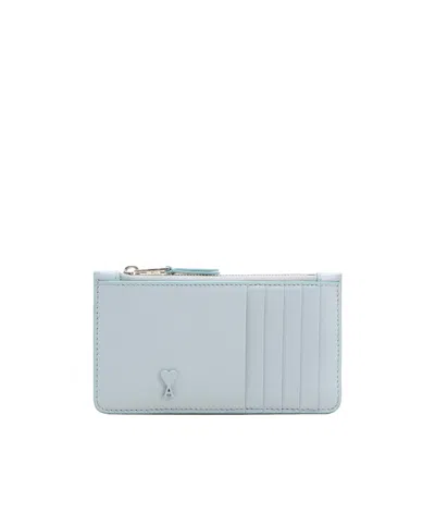 Ami Alexandre Mattiussi Ami Paris Ami De Coeur Zipped Card Holder