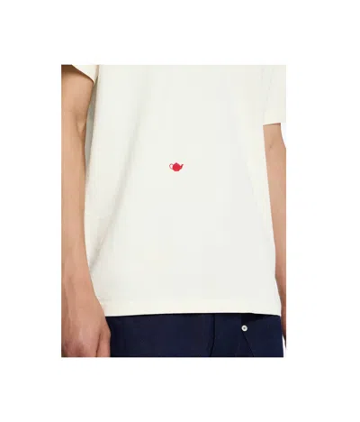 Jw Anderson Cotton T-shirt Neck Crew Short Sleeves In Nude