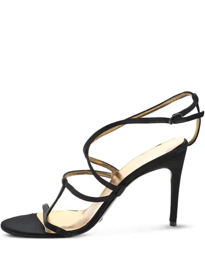 Pre-owned Dolce & Gabbana Strappy Satin Sandals