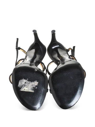 Pre-owned Dolce & Gabbana Strappy Satin Sandals