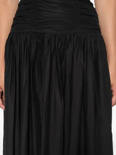 Matteau Drop-waist Strapless Midi Dress