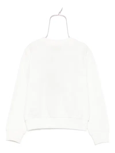 Etro Floral-embellished Pegasus Sweatshirt In Neutral