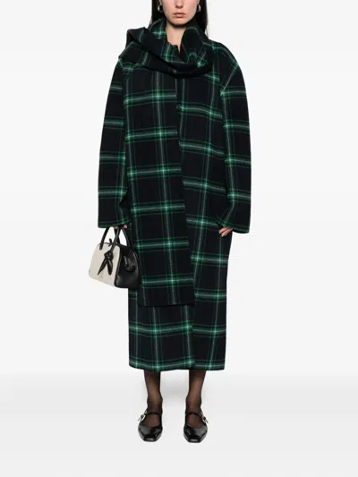 Alicia Audrey Camilla Checked Wool Coat