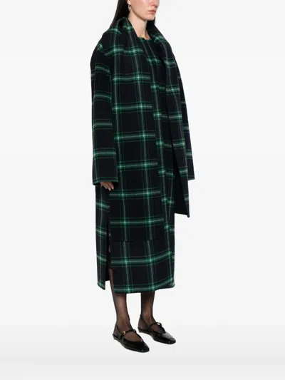 Alicia Audrey Camilla Checked Wool Coat
