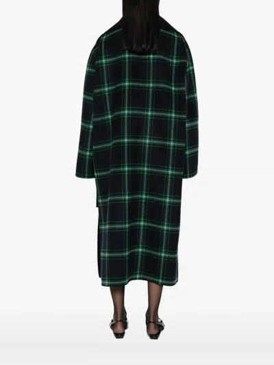 Alicia Audrey Camilla Checked Wool Coat