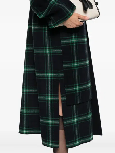 Alicia Audrey Camilla Checked Wool Coat