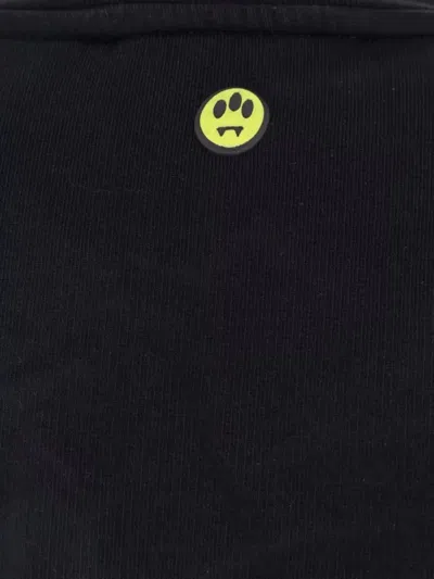Barrow Cotton Sweatshirt With Logo On The Front In Black