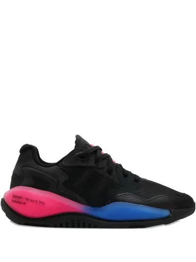 Adidas Originals Zx Alkyne "core Black/shock Pink" Sneakers