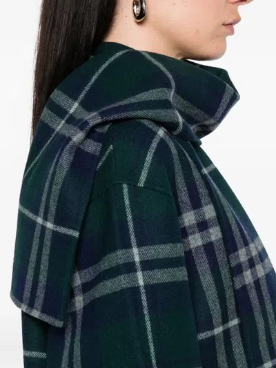 Alicia Audrey Check Button-down Jacket
