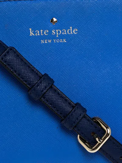 Pre-owned Kate Spade Leather Shoulder Bag In Blue