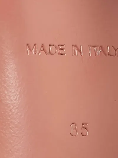 Pre-owned Amina Muaddi Clear-strap Square-toe Sandals In Blue