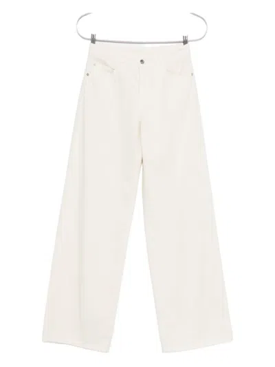 Ermanno Scervino Wide-leg Jeans In White