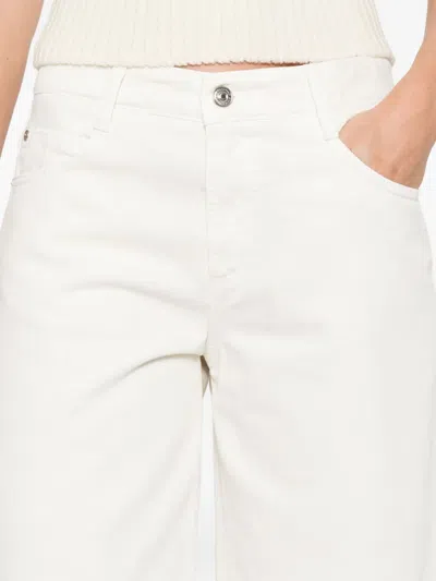 Ermanno Scervino Wide-leg Jeans In White