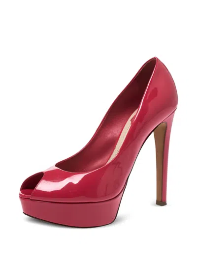 Pre-owned Dior Patent Leather Platform Pumps