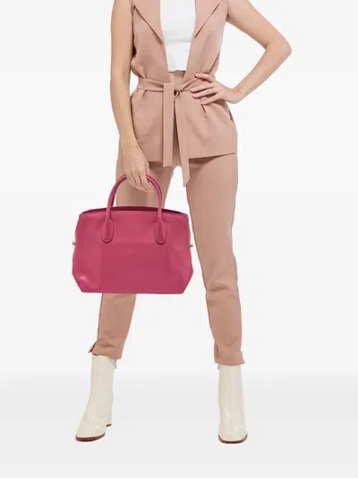 Pre-owned Dior Open Bar Leather Tote Bag