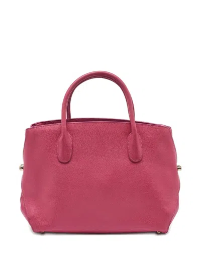 Pre-owned Dior Open Bar Leather Tote Bag