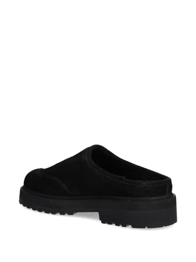 Diemme Maggiore Stella Embroidered Platform Mules In Black