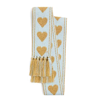 Valentino Metallic-detail Antibes Scarf In Multi