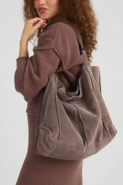 The Sak Los Feliz Large Tote Leather Bag In Brown