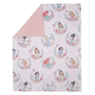Lambs & Ivy Disney Princesses Baby Blanket In Pink