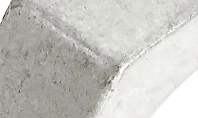 Allsaints Rectangle Flat Signet Ring In Metallic