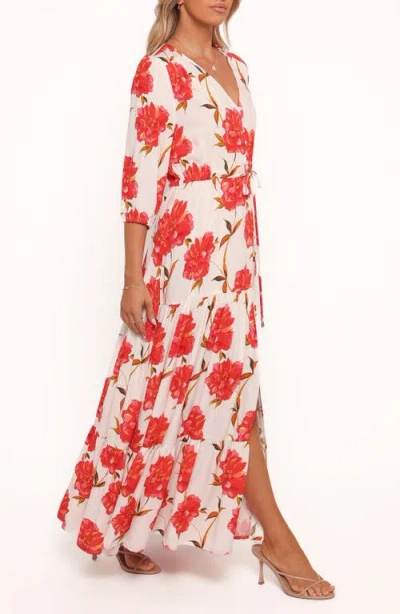 Petal And Pup Petal & Pup Kelda Floral Tiered Maxi Dress In Multi