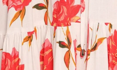 Petal And Pup Petal & Pup Kelda Floral Tiered Maxi Dress In Multi