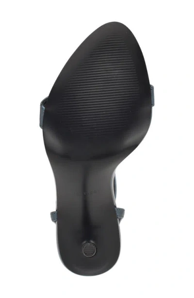 Nine West Women's Reina Ankle Strap Stiletto Sandals In Blue